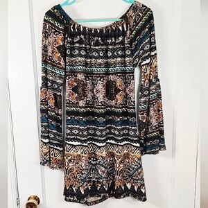 Boho Bell Sleeve Dress